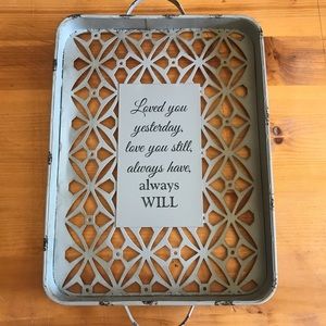 Metal Sign Tabletop Wall